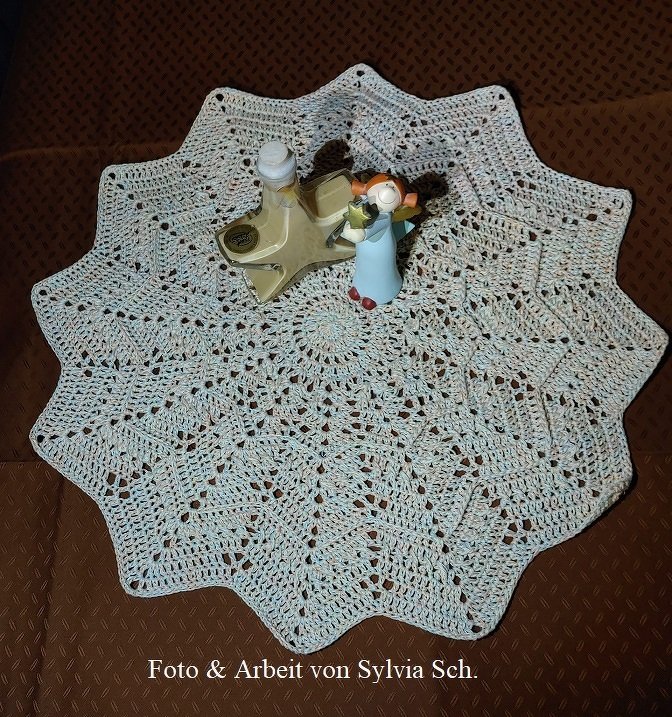 Sternendeckchen  „Abendstern“ - Bild 2