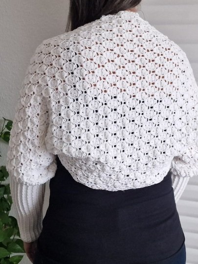 Häkelanleitung für den Ärmelschal/Schulterschmeichler "Sweet Touch"