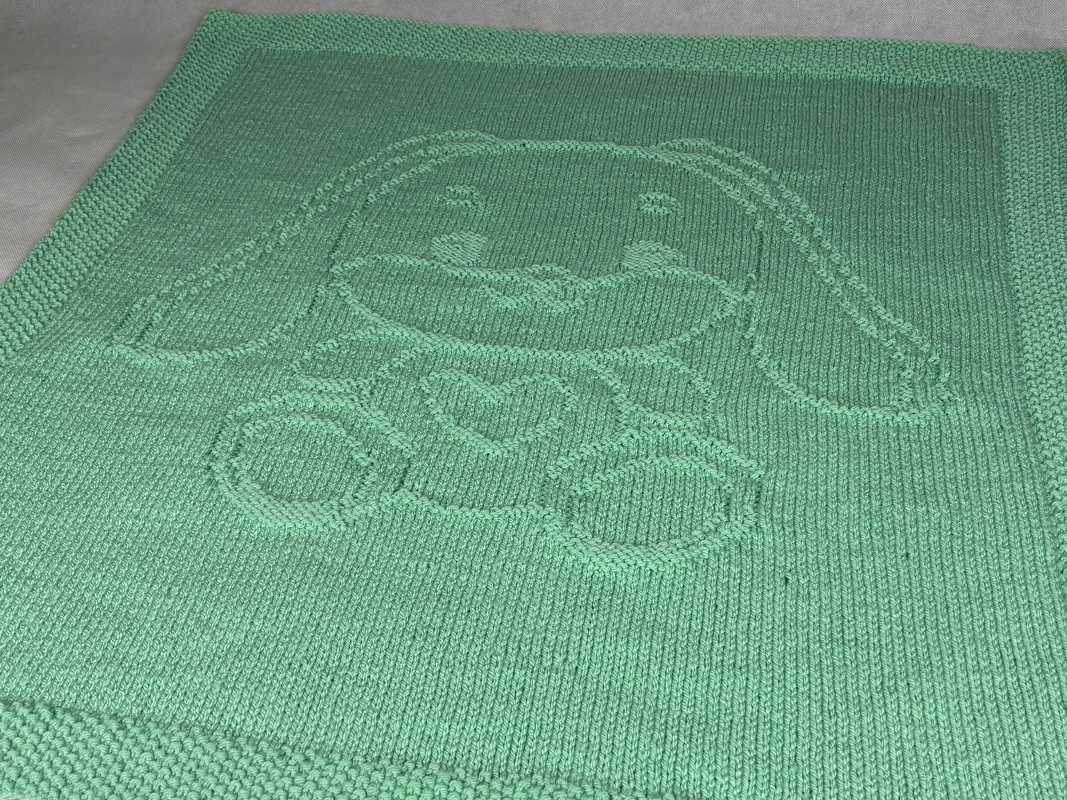 Baby Blanket Hanni Hangear –Knitting Instructions