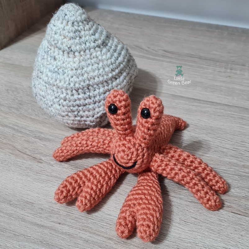 Horace the Hermit Crab Crochet Amigurumi Pattern (English) - Image 9