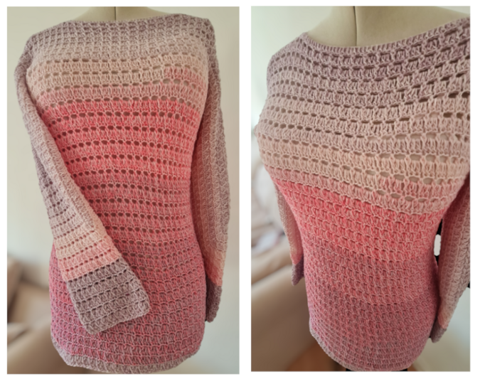 1 Bobbel Pullover "Dreamy" Häkelanleitung