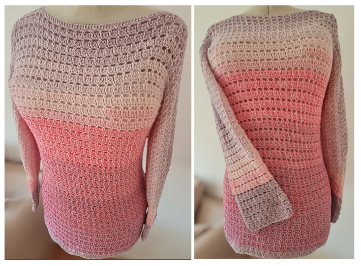 1 Bobbel Pullover "Dreamy" Häkelanleitung