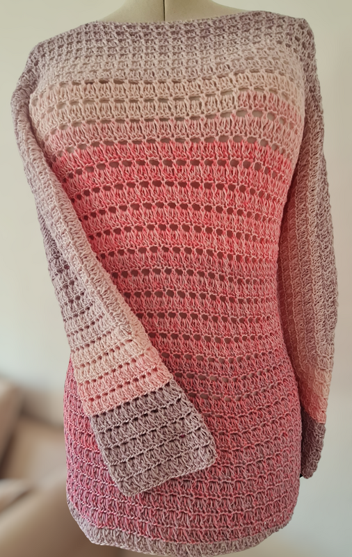 1 Bobbel Pullover "Dreamy" Häkelanleitung