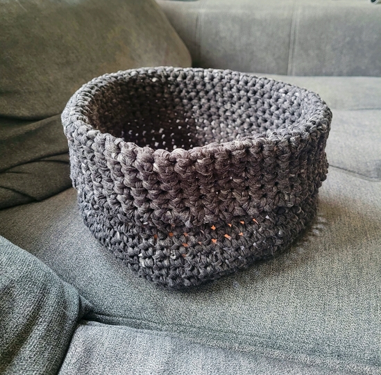 gehäkelter Projektkorb "Creative"