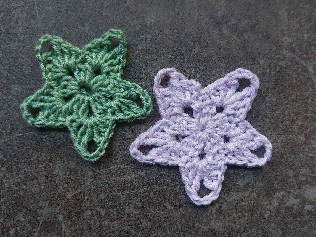 Häkelanleitung kleiner Deko-Stern