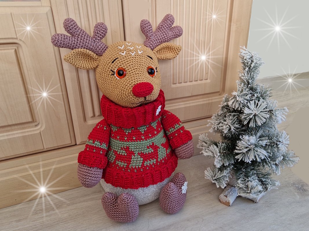 Winterlampe Rentier Matti