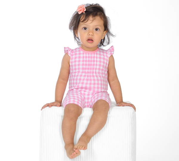Baby Strampler Schnittmuster MIA – mit Haarband 50/56–98/104