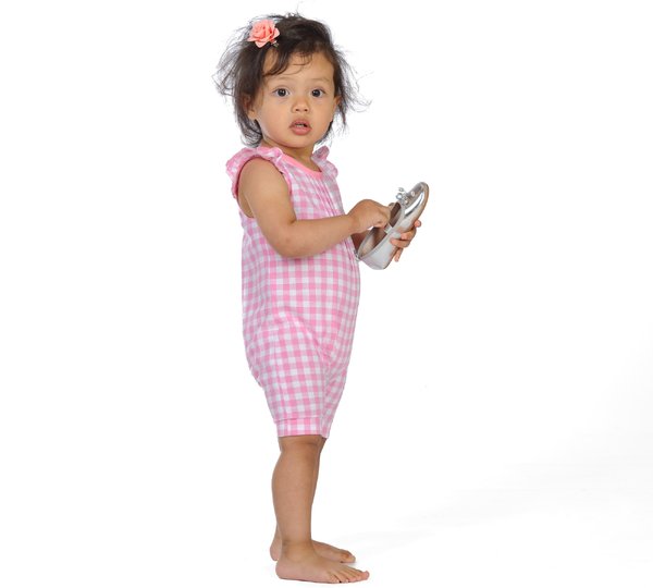 Baby Strampler Schnittmuster MIA – mit Haarband 50/56–98/104