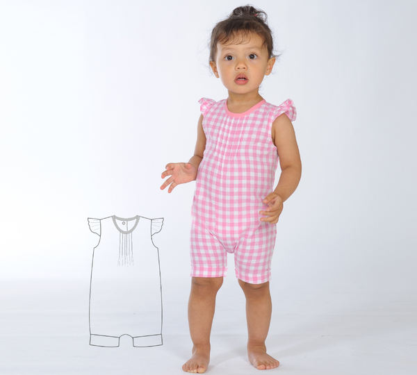 sewing pattern baby jumpsuit MIA 2-in-1 photo tutorial 0m/1m–3y/4y