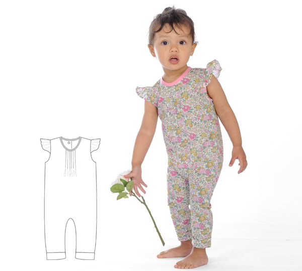 Schnittmuster Baby-Jumpsuit MIA – 2-in-1 PDF-Anleitung Gr. 50/56–98/104