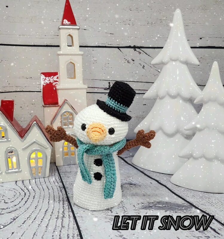 Schneemann Frosty - Häkelanleitung - Amigurumi