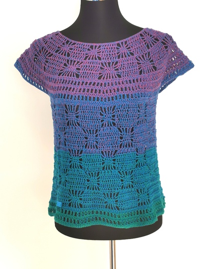 Pullover/Tunika/Shirt/Kleid Soles, Häkelanleitung