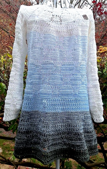 Pullover/Tunika/Shirt/Kleid Soles, Häkelanleitung