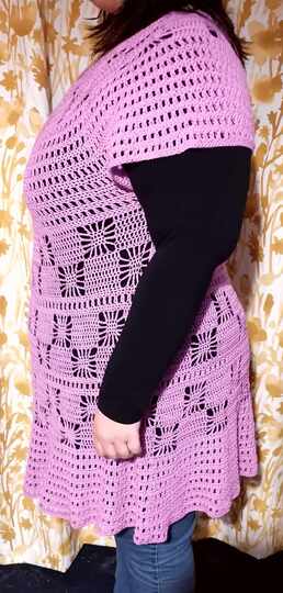 Pullover/Tunika/Shirt/Kleid Soles, Häkelanleitung