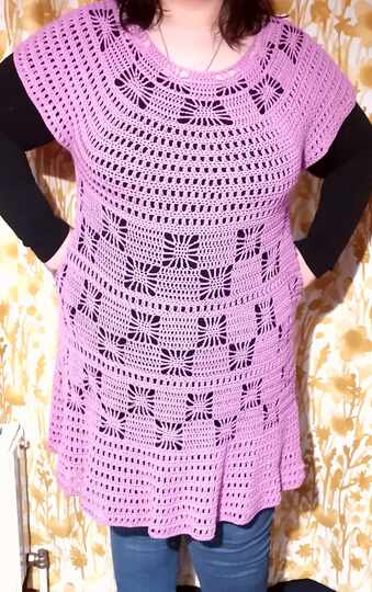 Pullover/Tunika/Shirt/Kleid Soles, Häkelanleitung