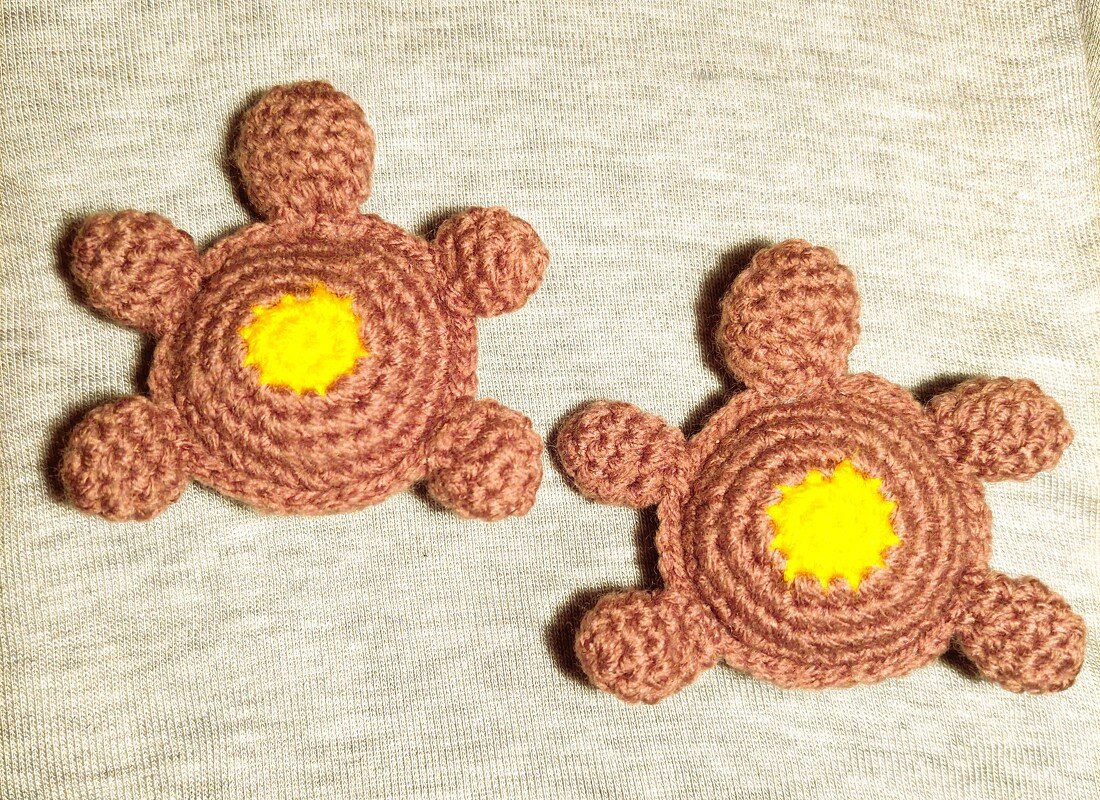 Häkelanleitung für ein Schildkrötenmemory - Bild 4