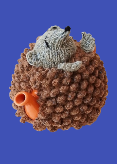 TeaCosyFolk's Mini Sized Hedgehog Tea Cosy Knitting Pattern