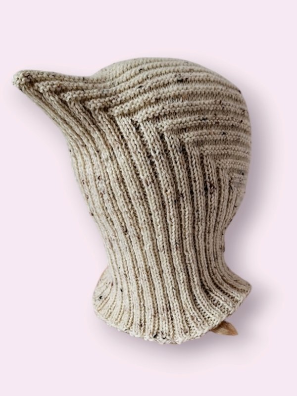 Strickanleitung Schalmütze, Schlupfmütze, Pixie, unisex, 1 - 2 1/2 J. #335