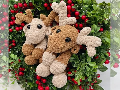 Reindeer Crochet Pattern | 25cm | 10"