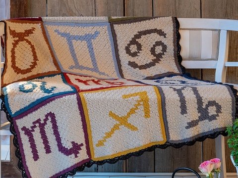 Sternzeichen-Decke Corner to Corner