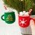 Cup of Cocoa with Marshmallows Christmas Tree Ornament Crochet Pattern