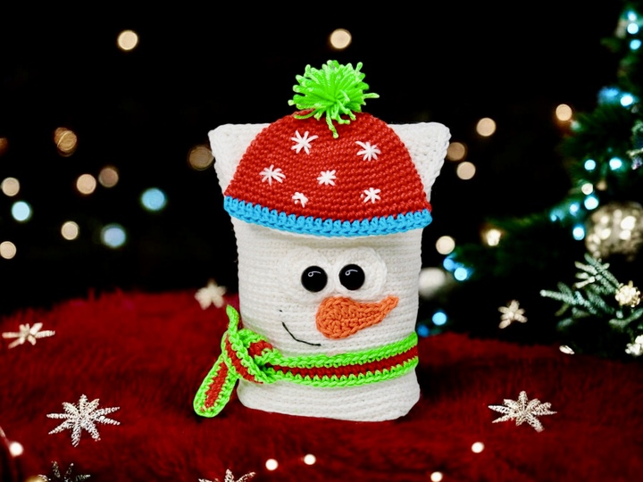 Geschenktaschen Set Weihnachten - Häkelanleitung