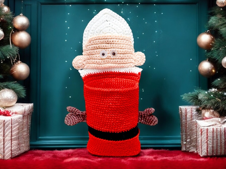 Geschenktaschen Set Weihnachten - Häkelanleitung