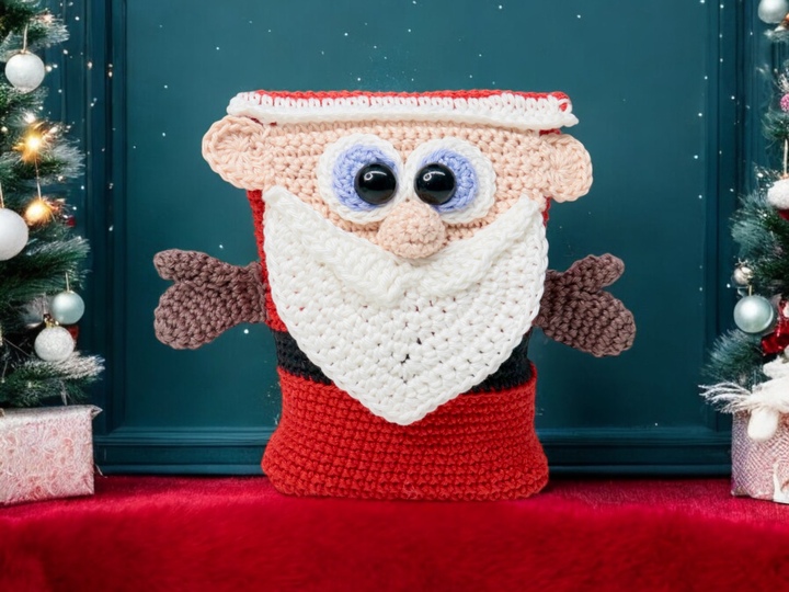 Geschenktaschen Set Weihnachten - Häkelanleitung