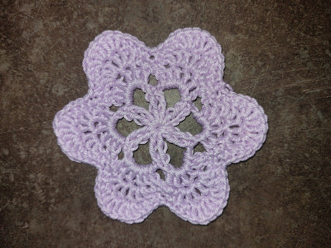 Häkelanleitung Deko-Blume