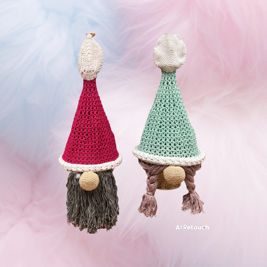 **Little Elf Lantern – Crochet Pattern for a Glowing Elf Decoration**
