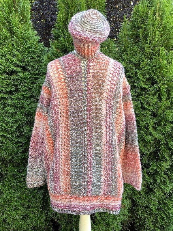 Häkelanleitung Jacke Diamant mit Mütze und Loop - Bild 8