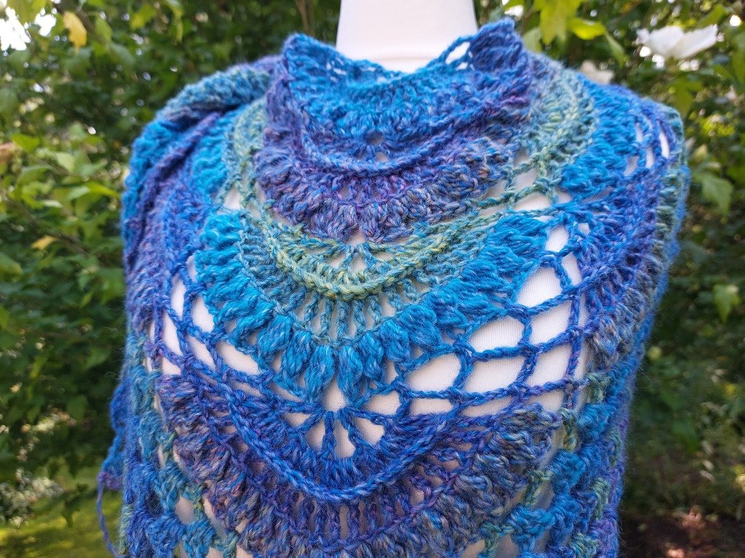 Häkelanleitung Dreieckstuch Peguria