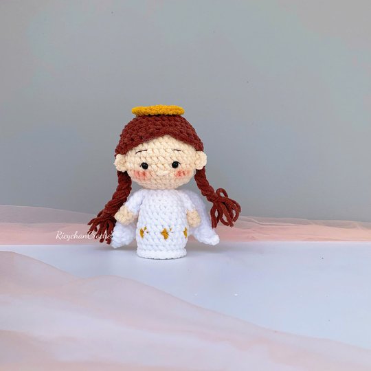 Little Angel Crochet Pattern - Amigurumi Angel - PDF pattern in English