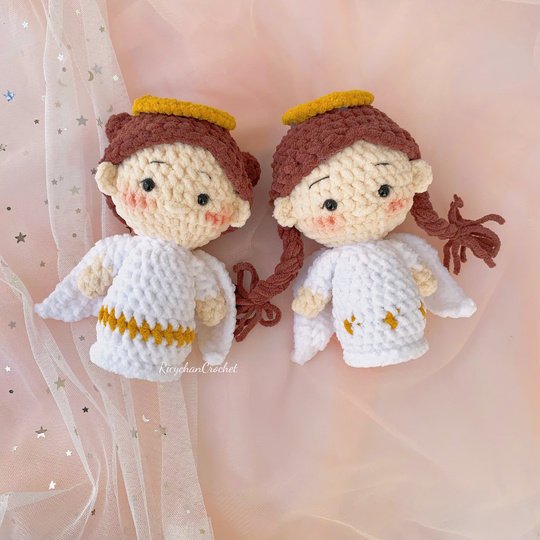 Little Angel Crochet Pattern - Amigurumi Angel - PDF pattern in English
