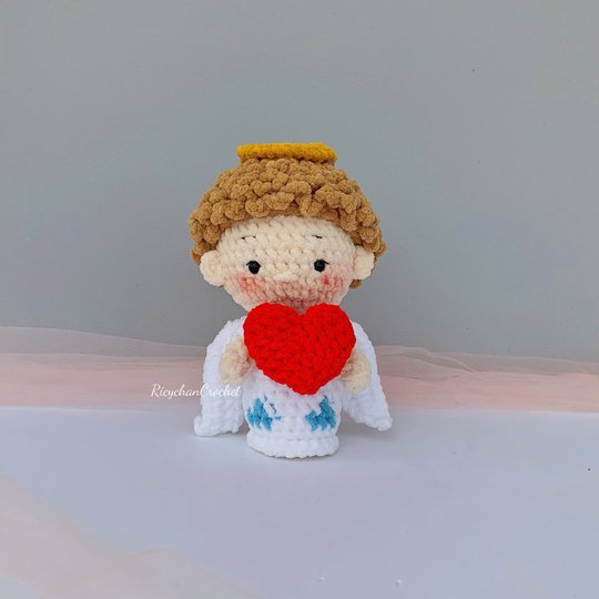 Little Angel Crochet Pattern - Amigurumi Angel - PDF pattern in English