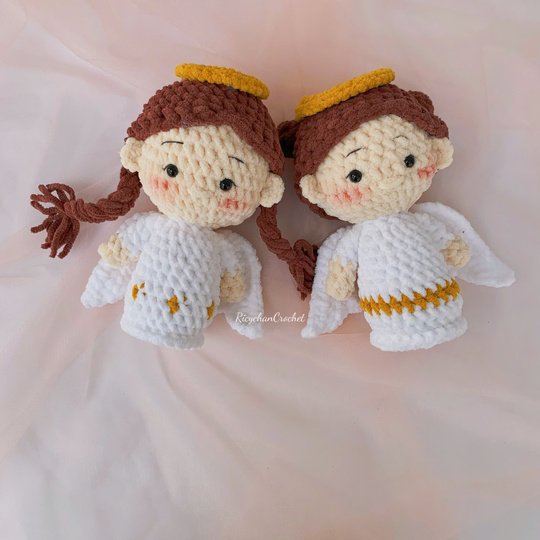 Little Angel Crochet Pattern - Amigurumi Angel - PDF pattern in English