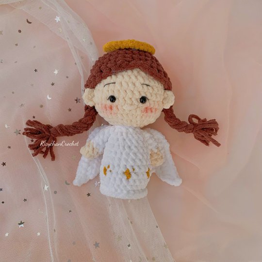 Little Angel Crochet Pattern - Amigurumi Angel - PDF pattern in English