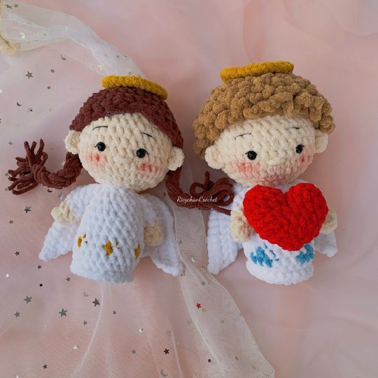Little Angel Crochet Pattern - Amigurumi Angel - PDF pattern in English