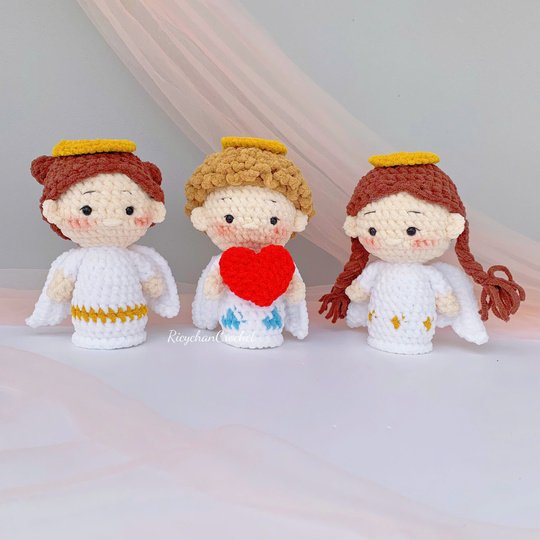Little Angel Crochet Pattern - Amigurumi Angel - PDF pattern in English