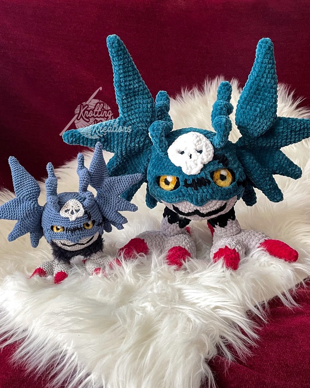 Digital Monster Shadow Wing/Devilish Bat- Amigurumi - Crochet Pattern/PDF - Image 2