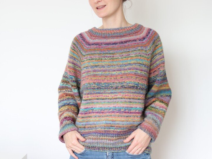 Strickanleitung | HAPPY Sweater Maxi | Gr. XXS-2XL