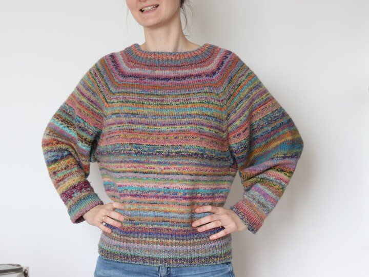 Strickanleitung | HAPPY Sweater Maxi | Gr. XXS-2XL