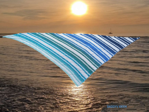 Häkelanleitung Tuch „dobbelen 2.0“