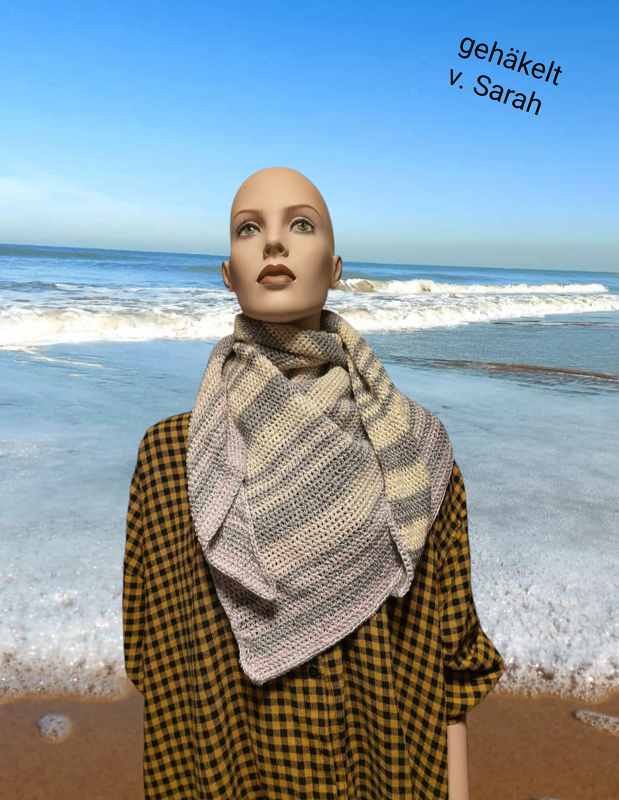 Häkelanleitung Tuch „dobbelen 2.0“ - Bild 8