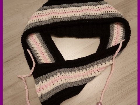 Kapuzenschal Häkelanleitung