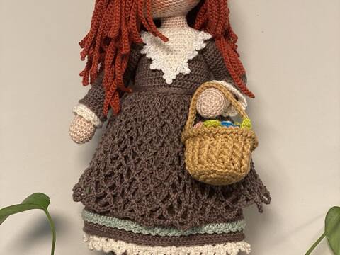 Crochet Pattern Doll Flora - Amigurumi - English - Big Doll