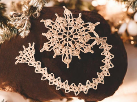 Lesezeichen „Leuchtender Stern BE“ - Häkelanleitung