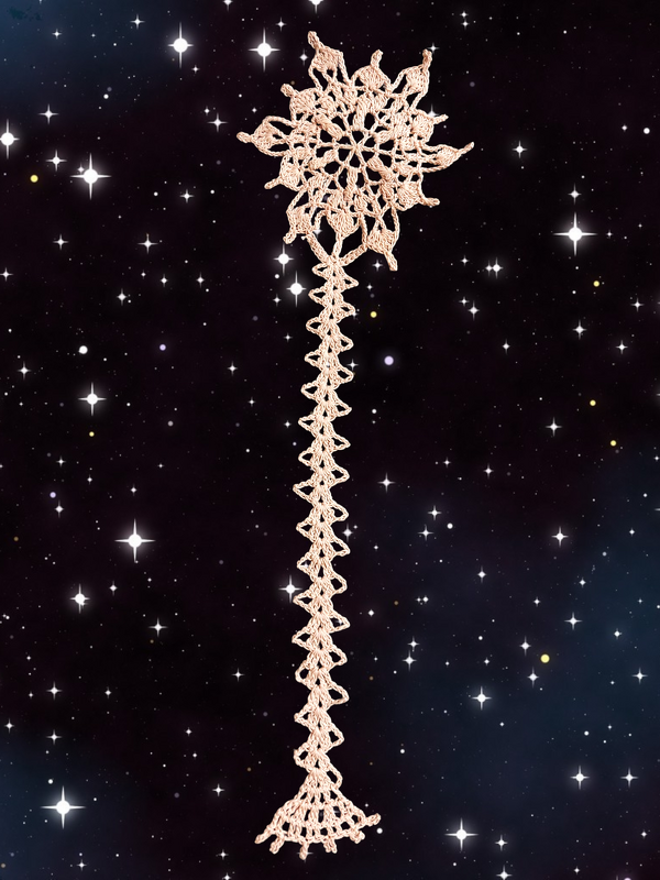 Bookmark „Leuchtender Stern BE“ - Häkelanleitung - Image 2