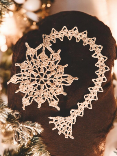 Lesezeichen „Leuchtender Stern BE“ - Häkelanleitung