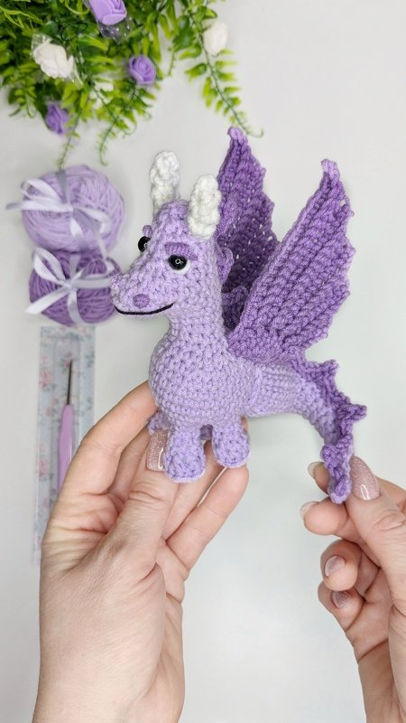 Magnar the Dragon crochet pattern, amigurumi dragon pattern - Image 2